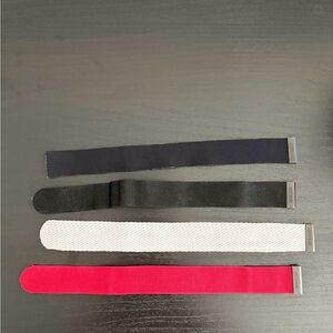 Adjustable Whoop Strap - Black, White, Red, Navy